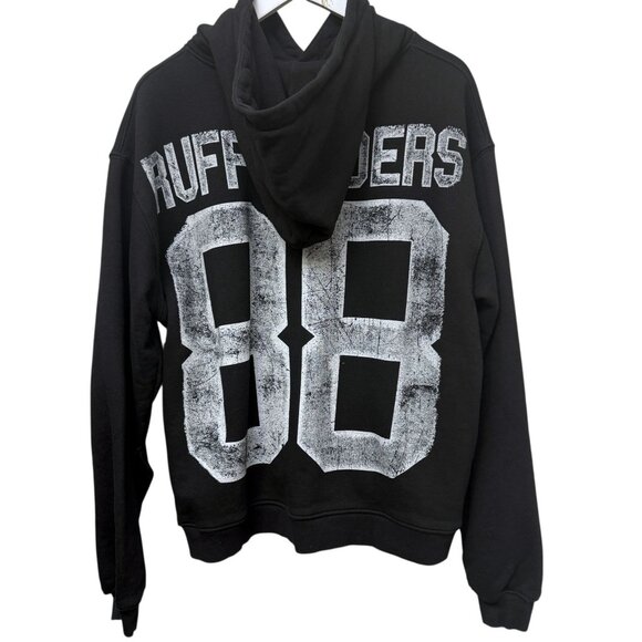 Ruff Ryders Hoodie Medium by KIY Vol1 Black Cotton Sweatshirt Hip Hop Streetwear - Picture 3 of 15